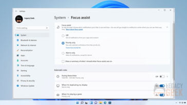 How to Turn Off Focus Assist