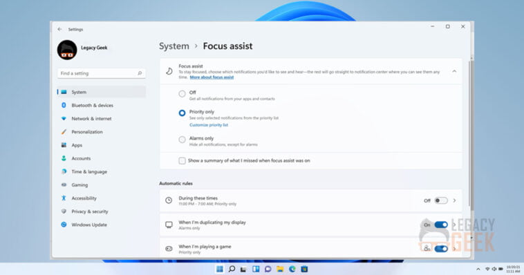 How to Turn Off Focus Assist