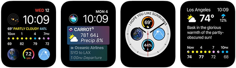 Apple Watch Weather App