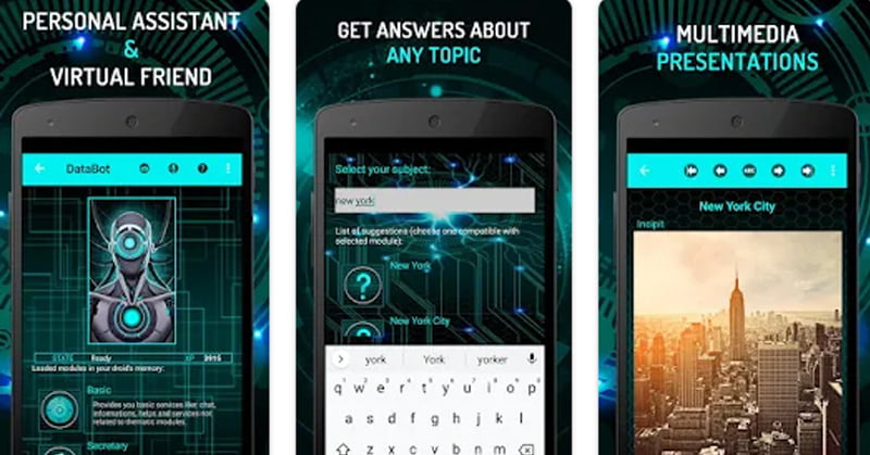 DataBot Assistant - Best Free Personal Assistant Apps For Android