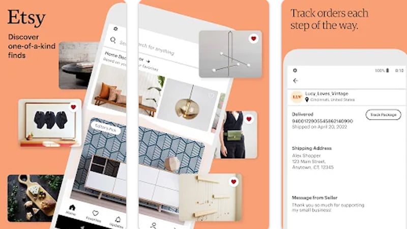 Etsy - Money-Making Apps for Android