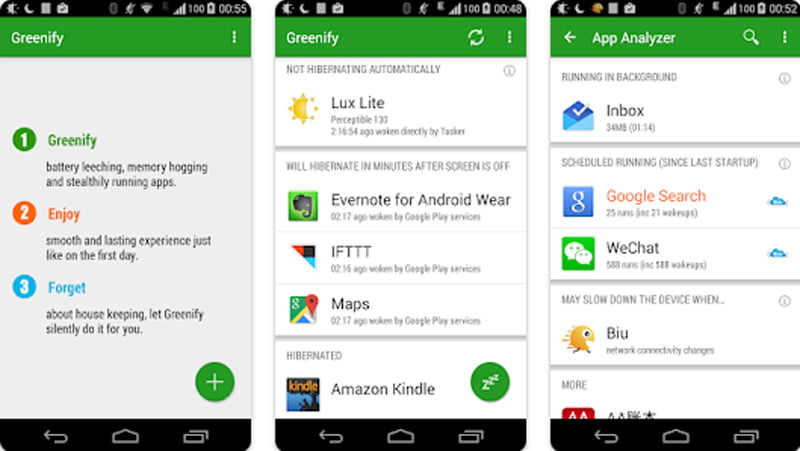 Greenify - Maximize Performance Apps for Android