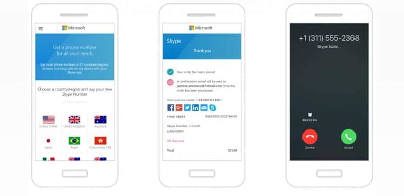 Skype Number - Texting Apps that can Receive Verification Codes Free