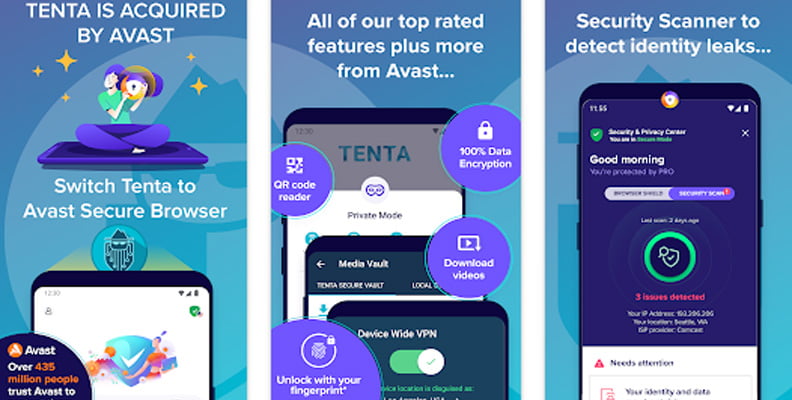 Tenta Browser - Best VPN Browsers for iPhone