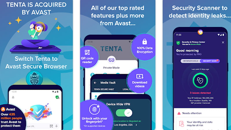 Tenta Private VPN Browser - Best VPN Browsers for Android