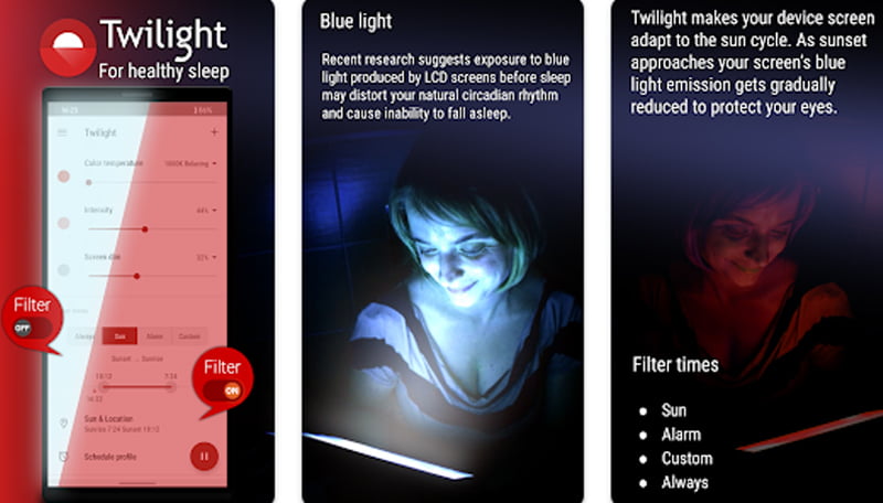 Twilight - Night Mode Apps for Android
