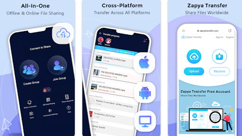 Zapya - SHAREit Alternatives for Android