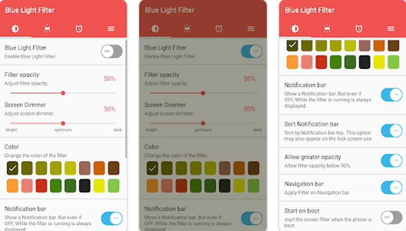 sFilter - Night Mode Apps for Android