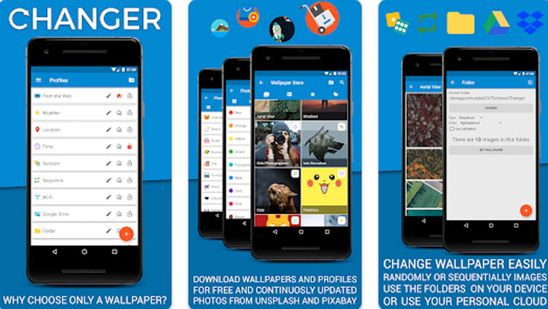 Changer – Wallpaper Manager