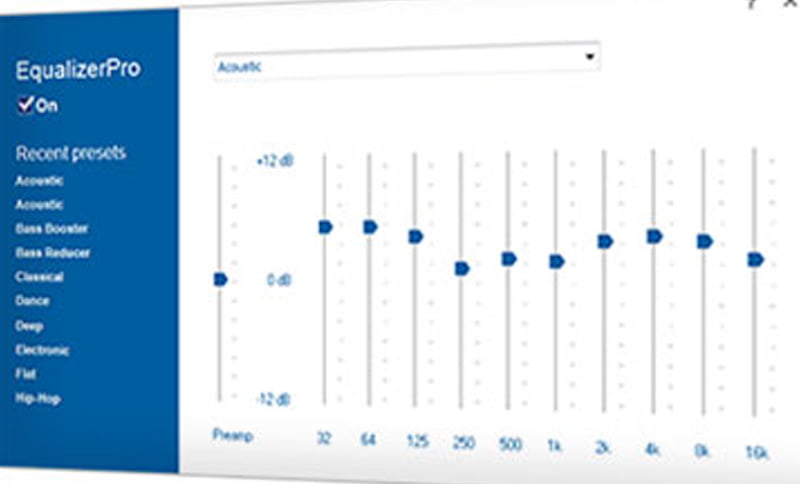 Equalizer Pro - Equalizer Software for Windows