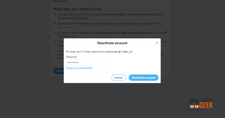 How to Delete a Twitter Account Permanently
