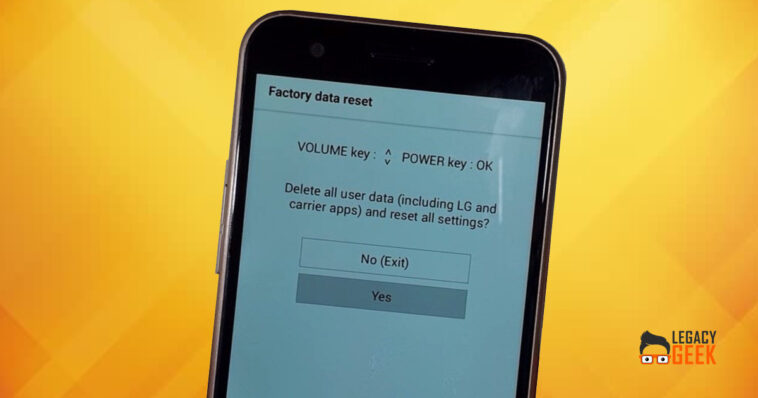 How to Reset an LG Phone