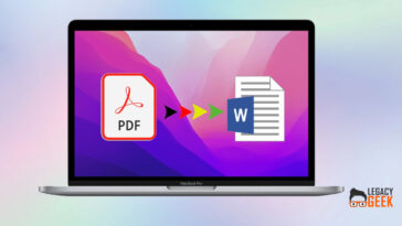How to convert PDF to Word on Mac