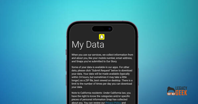 How to download your Snapchat data