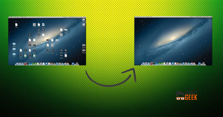 How to hide desktop icons on Mac