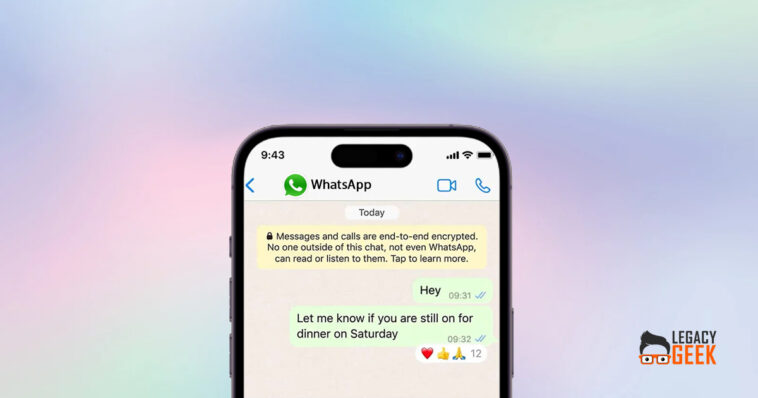 How to react to WhatsApp messages on iPhone, Android, and the Web