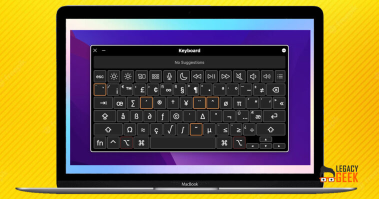 How to type special characters on Mac keyboard