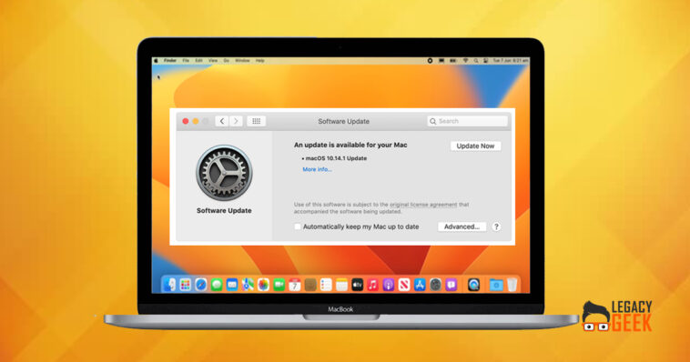 How to update macOS on Macbook