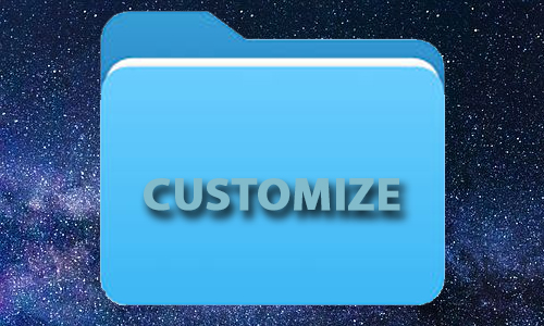 how to change file folder image on mac