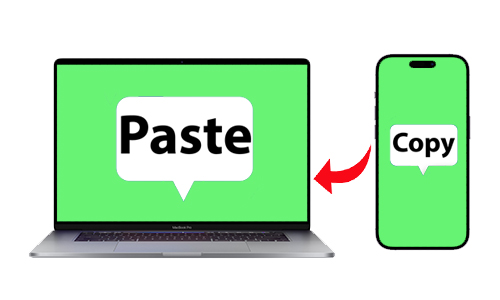 copy and paste from iPhone to Mac, PC, and vice versa