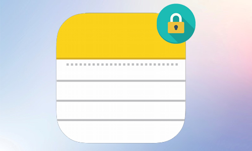 lock Notes on your Mac