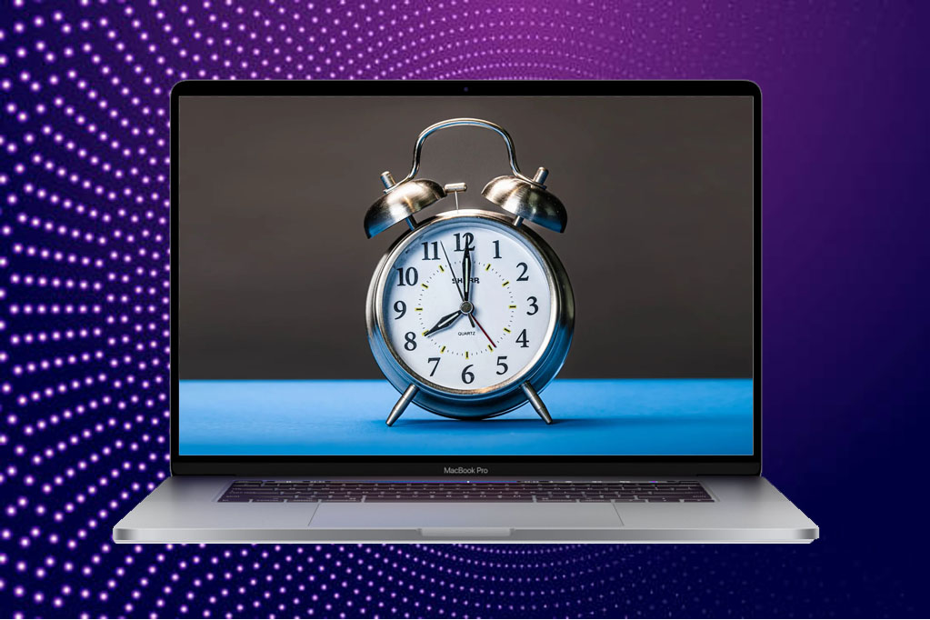 to set an alarm on Mac