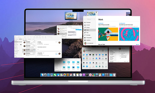 use Mission Control on Mac