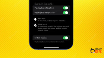 How to fix Haptic Feedback not working on iPhone
