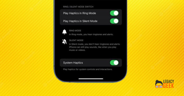How to fix Haptic Feedback not working on iPhone