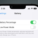 How to show battery percentage on iOS 16