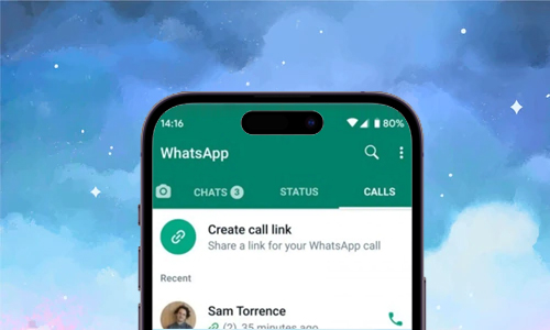 create a WhatsApp call link on iPhone or Android