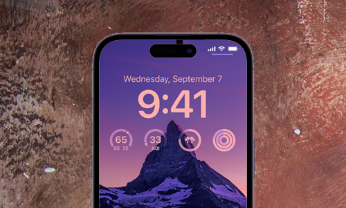 customize iPhone Lock Screen in iOS 16