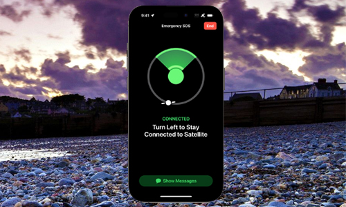 use Emergency SOS via satellite on iPhone 14